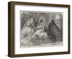 Paris Fashions for August-Frederic Theodore Lix-Framed Giclee Print