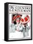 "Paris Fashions for Easter," Country Gentleman Cover, March 31, 1923-F. Lowenheim-Framed Stretched Canvas