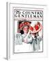 "Paris Fashions for Easter," Country Gentleman Cover, March 31, 1923-F. Lowenheim-Framed Giclee Print