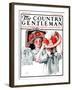 "Paris Fashions for Easter," Country Gentleman Cover, March 31, 1923-F. Lowenheim-Framed Giclee Print