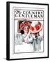 "Paris Fashions for Easter," Country Gentleman Cover, March 31, 1923-F. Lowenheim-Framed Giclee Print