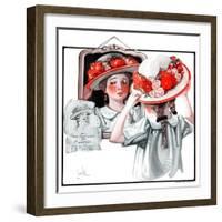 "Paris Fashions for Easter,"March 31, 1923-F. Lowenheim-Framed Giclee Print