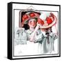 "Paris Fashions for Easter,"March 31, 1923-F. Lowenheim-Framed Stretched Canvas