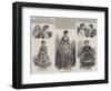 Paris Fashions for February-null-Framed Giclee Print