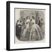 Paris Fashions for February-null-Framed Giclee Print