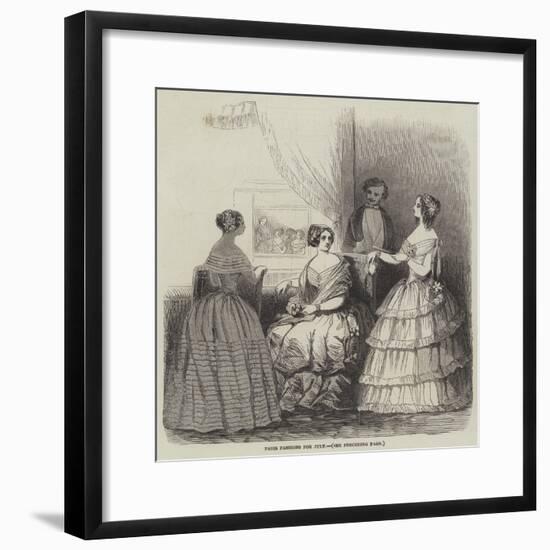 Paris Fashions for July-null-Framed Giclee Print