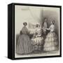 Paris Fashions for July-null-Framed Stretched Canvas
