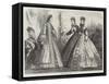 Paris Fashions for June-Frederic Theodore Lix-Framed Stretched Canvas