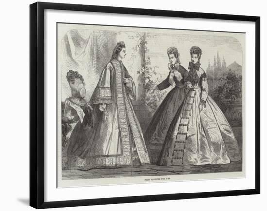 Paris Fashions for June-Frederic Theodore Lix-Framed Giclee Print