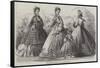 Paris Fashions for June-Frederic Theodore Lix-Framed Stretched Canvas