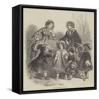 Paris Fashions for March-null-Framed Stretched Canvas