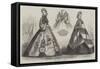 Paris Fashions for November-Frederic Theodore Lix-Framed Stretched Canvas