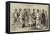 Paris Fashions for the New Year-Jules Pelcoq-Framed Stretched Canvas