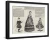 Paris Fashions for Winter-null-Framed Giclee Print