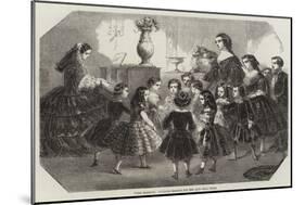 Paris Fashions, Juvenile Dresses for the New Year Fetes-null-Mounted Giclee Print