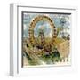 Paris Ferris Wheel-Elizabeth Jordan-Framed Art Print