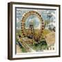 Paris Ferris Wheel-Elizabeth Jordan-Framed Art Print