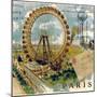 Paris Ferris Wheel-Elizabeth Jordan-Mounted Art Print