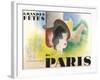 Paris Festval Poster-null-Framed Art Print