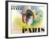 Paris Festval Poster-null-Framed Art Print