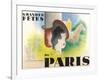 Paris Festval Poster-null-Framed Art Print