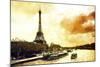 Paris Fiery Sunset-Philippe Hugonnard-Mounted Giclee Print