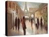 Paris Figures-Marc Taylor-Stretched Canvas