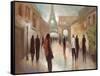 Paris Figures-Marc Taylor-Framed Stretched Canvas