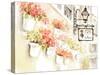 Paris Flowerpots-Lanie Loreth-Stretched Canvas