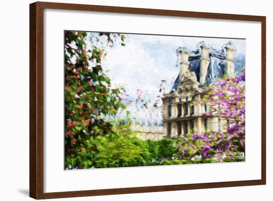 Paris Flowers IV - In the Style of Oil Painting-Philippe Hugonnard-Framed Giclee Print