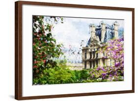 Paris Flowers IV - In the Style of Oil Painting-Philippe Hugonnard-Framed Giclee Print