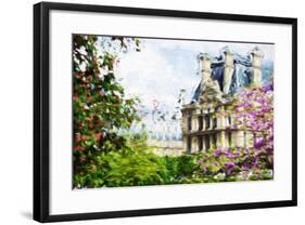 Paris Flowers IV - In the Style of Oil Painting-Philippe Hugonnard-Framed Giclee Print