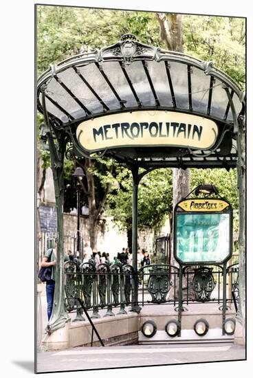 Paris Focus - Abbesses Metro-Philippe Hugonnard-Mounted Photographic Print