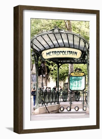 Paris Focus - Abbesses Metro-Philippe Hugonnard-Framed Photographic Print