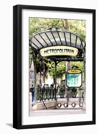 Paris Focus - Abbesses Metro-Philippe Hugonnard-Framed Photographic Print