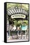 Paris Focus - Abbesses Metro-Philippe Hugonnard-Framed Stretched Canvas