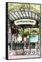 Paris Focus - Abbesses Metro-Philippe Hugonnard-Framed Stretched Canvas