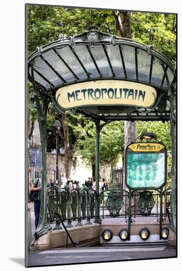 Paris Focus - Abbesses Metro-Philippe Hugonnard-Mounted Photographic Print