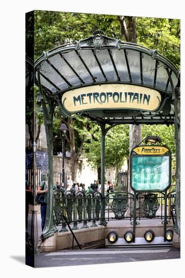 Paris Focus - Abbesses Metro-Philippe Hugonnard-Stretched Canvas