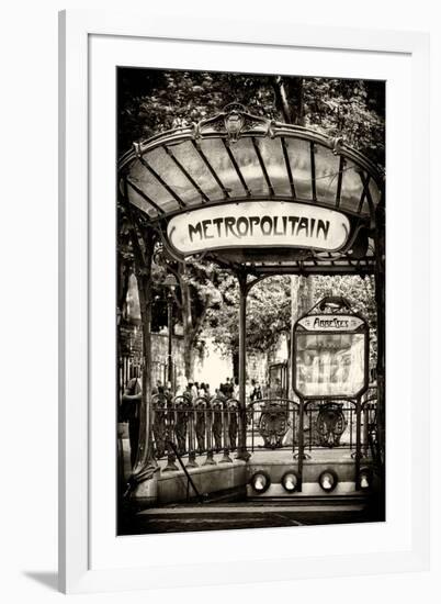 Paris Focus - Abbesses Metro-Philippe Hugonnard-Framed Photographic Print