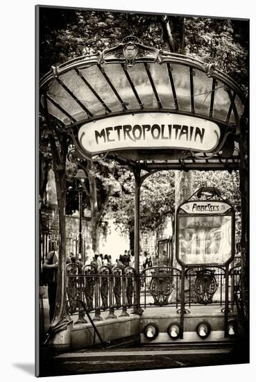 Paris Focus - Abbesses Metro-Philippe Hugonnard-Mounted Photographic Print