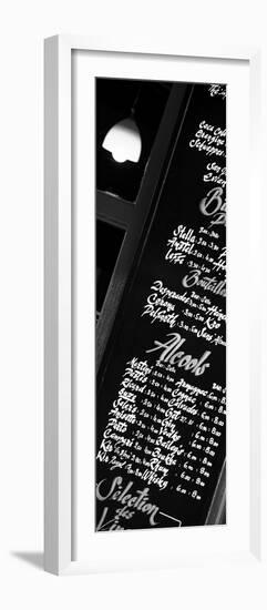 Paris Focus - Bar Menu-Philippe Hugonnard-Framed Photographic Print