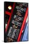 Paris Focus - Bar Menu-Philippe Hugonnard-Framed Stretched Canvas