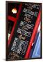 Paris Focus - Bar Menu-Philippe Hugonnard-Framed Photographic Print