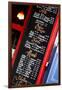 Paris Focus - Bar Menu-Philippe Hugonnard-Framed Photographic Print