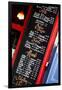 Paris Focus - Bar Menu-Philippe Hugonnard-Framed Photographic Print