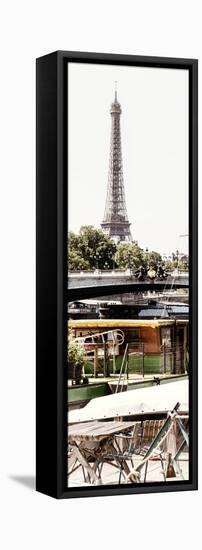 Paris Focus - Barge Ride-Philippe Hugonnard-Framed Stretched Canvas