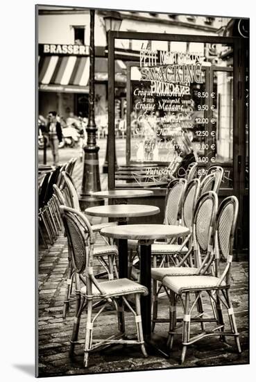 Paris Focus - Brasserie Montmartre-Philippe Hugonnard-Mounted Photographic Print