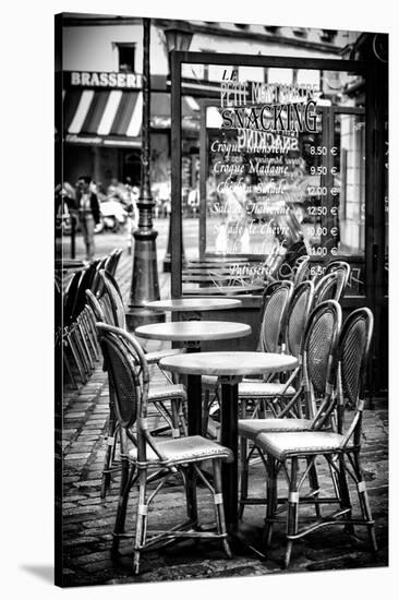 Paris Focus - Brasserie Montmartre-Philippe Hugonnard-Stretched Canvas