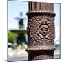 Paris Focus - Close-up on a Lamppost-Philippe Hugonnard-Mounted Photographic Print